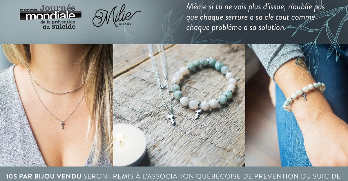 Collier Hope (Prévention du suicide 2019)