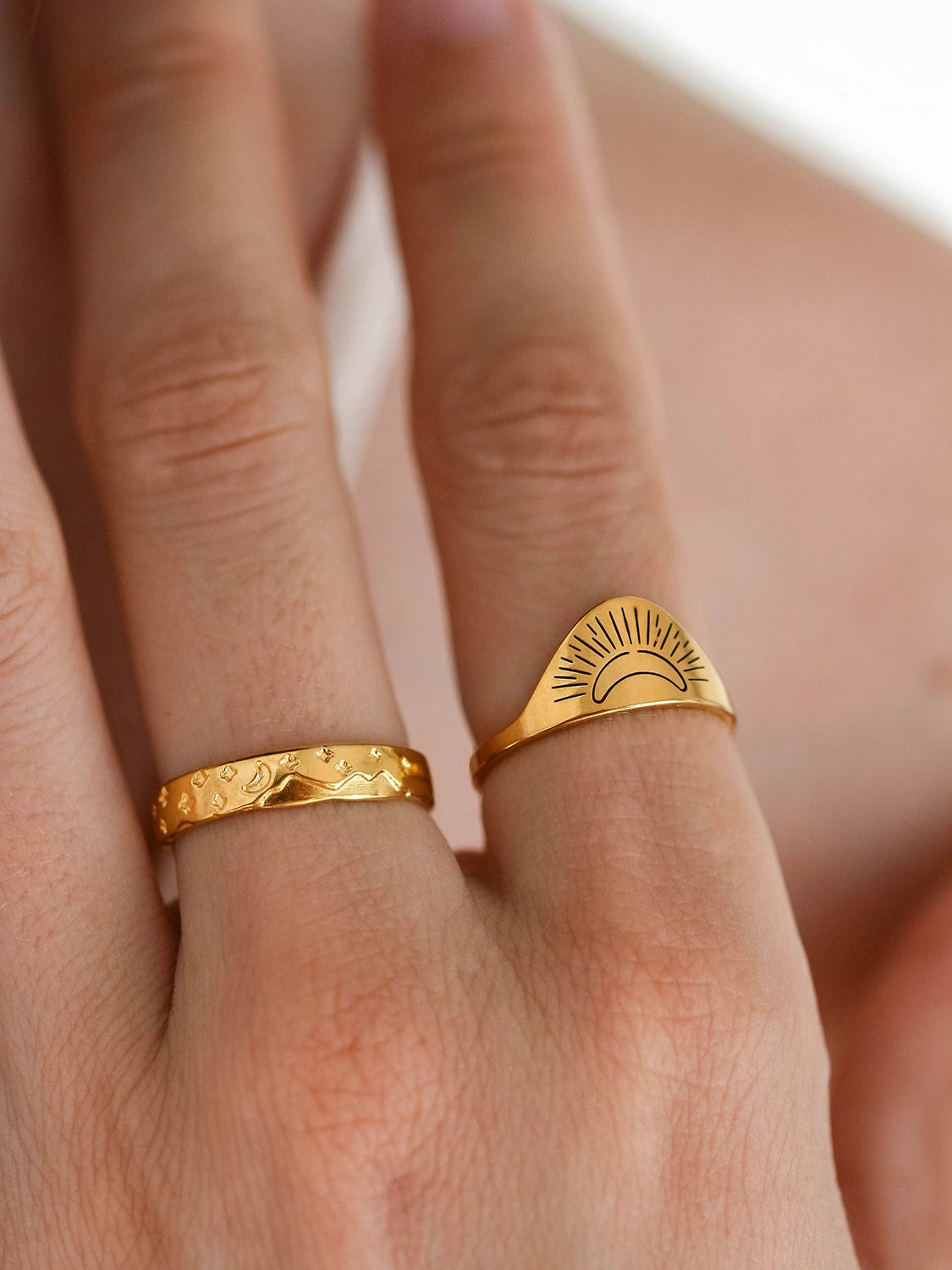 Bague Vida doré