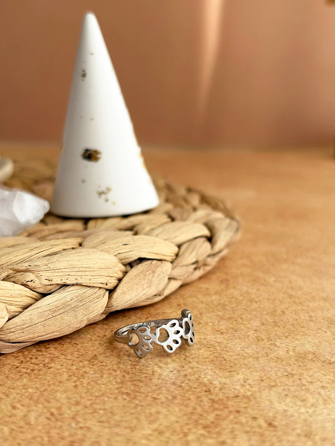 Bague Paws argent