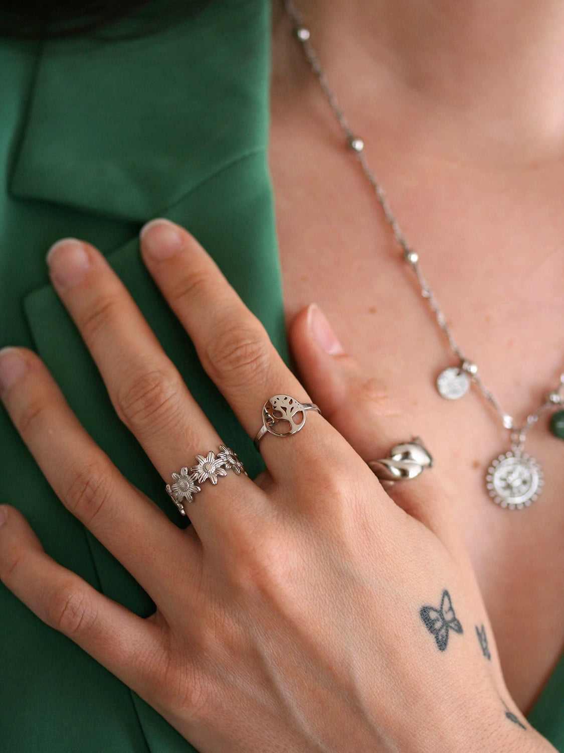 Bague Arbol argent