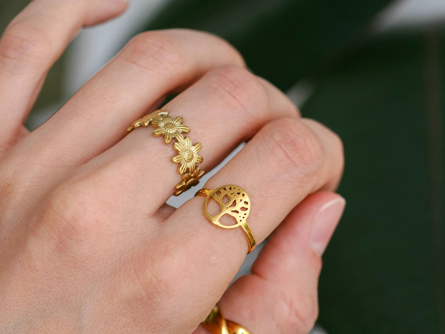 Bague Arbol doré