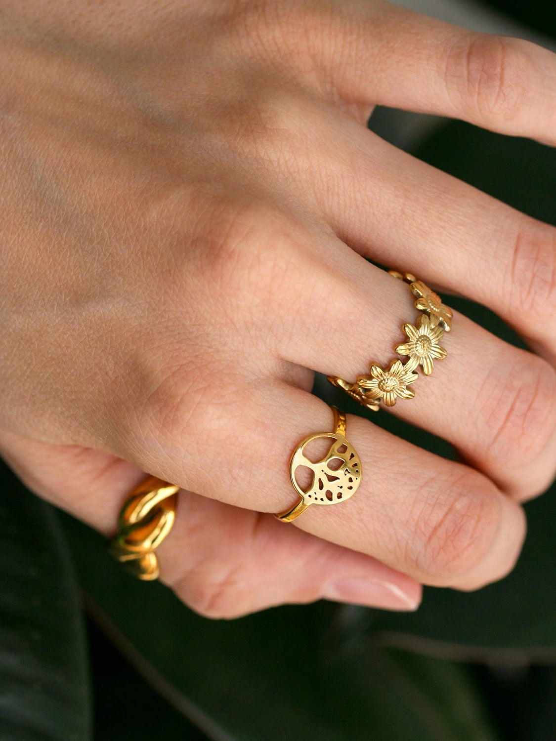 Bague Arbol doré