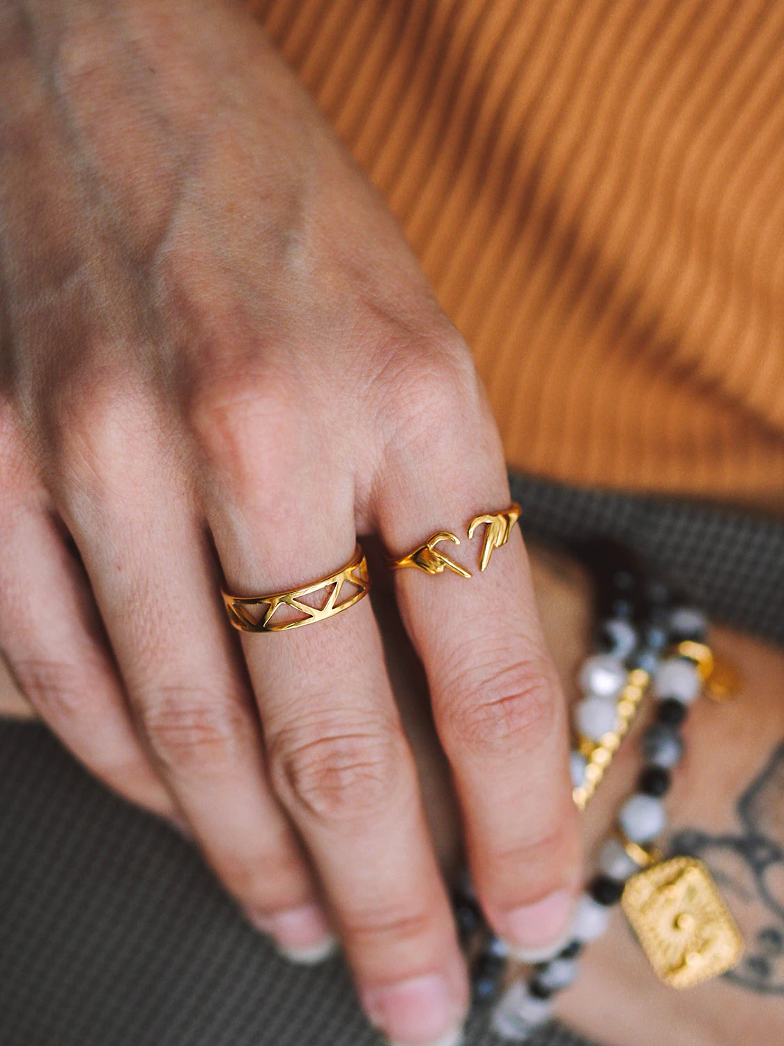 Bague SHE IS Love doré