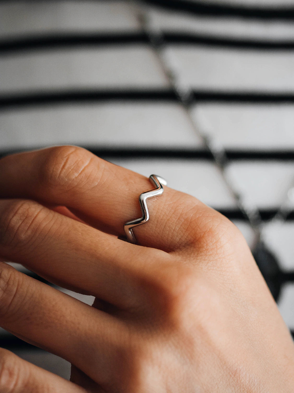 Bague SHE IS Magnetic argent