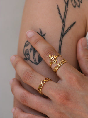 Bague Dubia doré