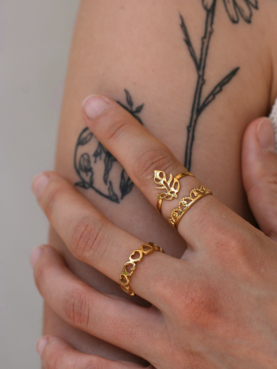 Bague Queen doré
