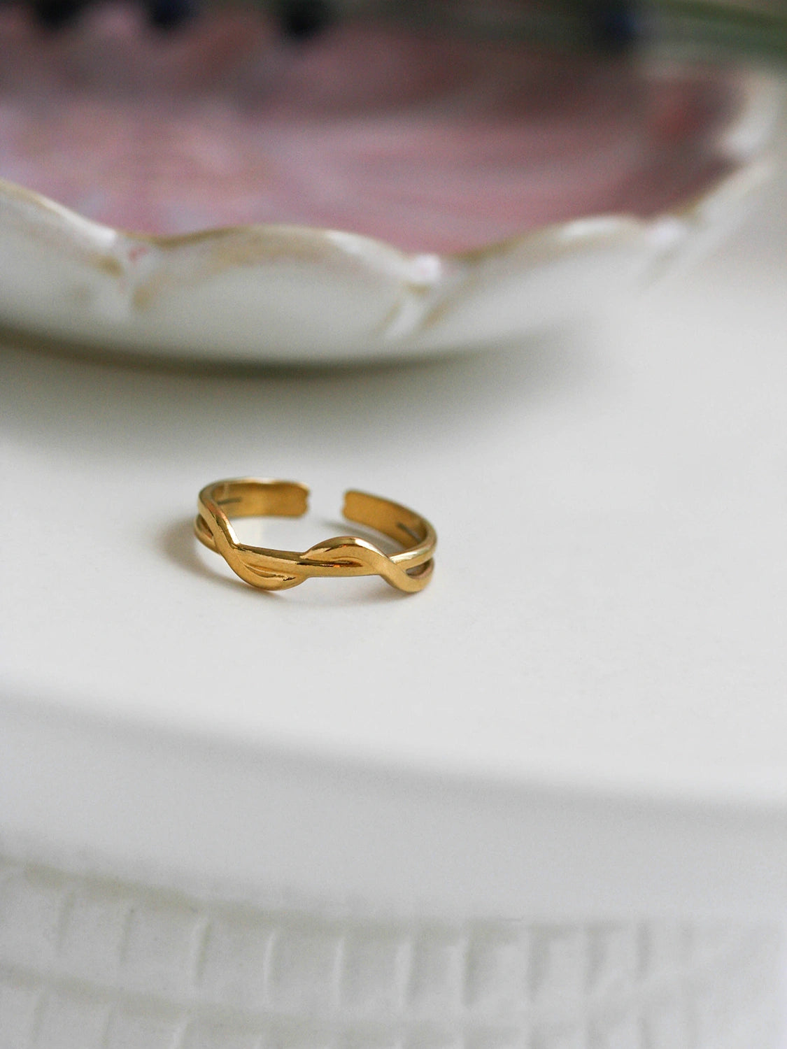 Bague Zéphyr doré