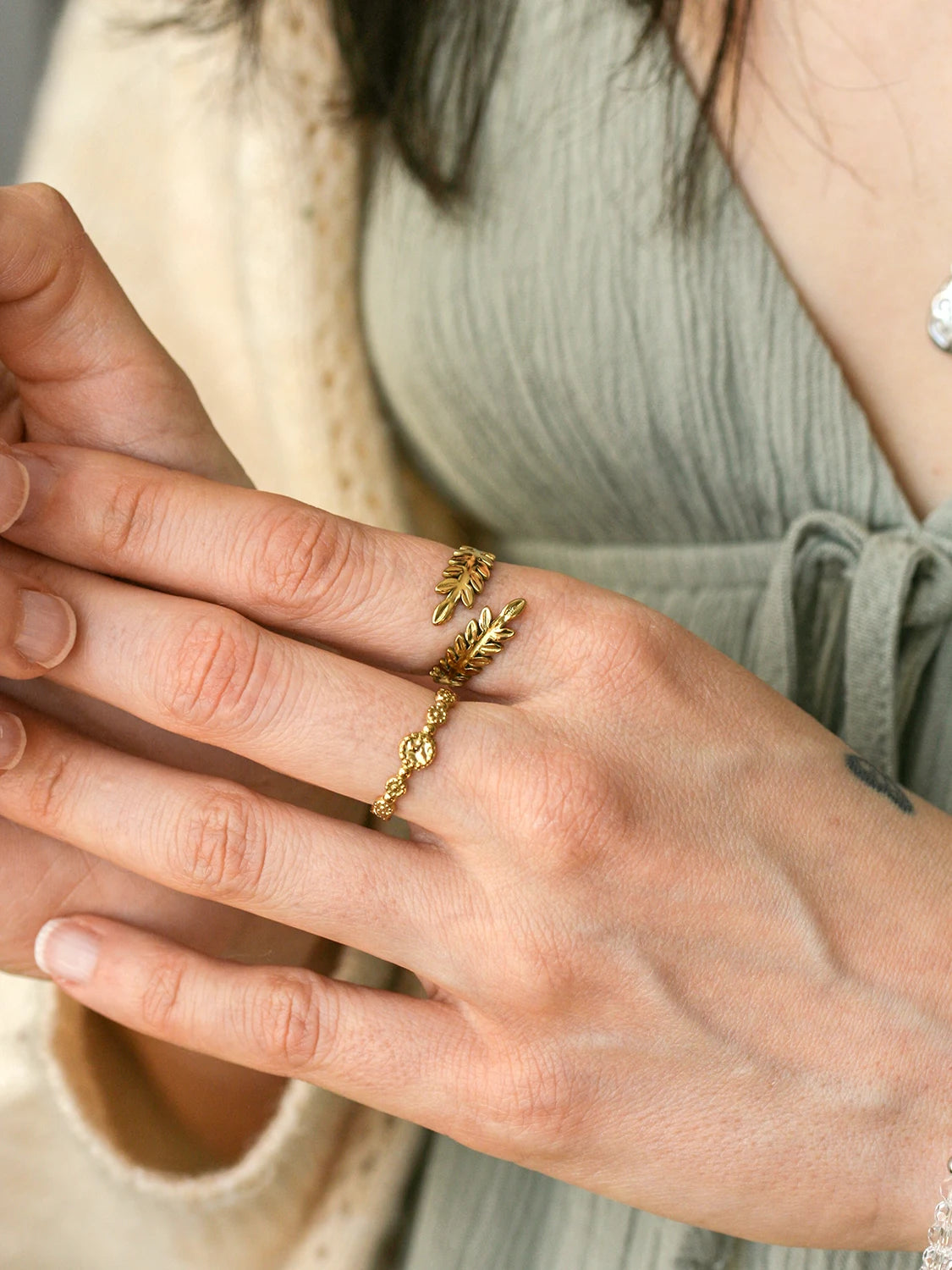 Bague Aveline doré