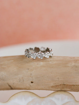 Bague Iris argent