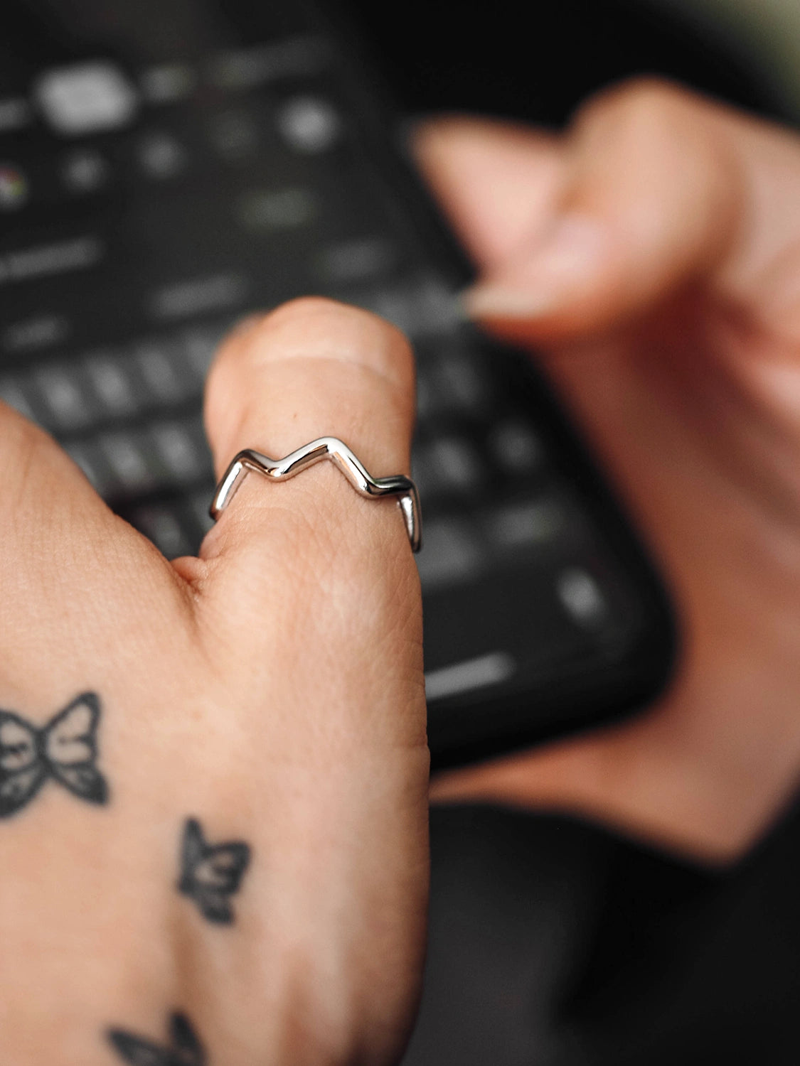 Bague SHE IS Magnetic argent