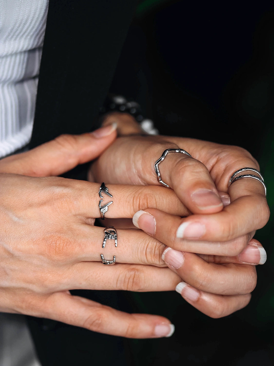 Bague SHE IS Magnetic argent