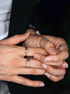 Bague SHE IS Magnetic argent