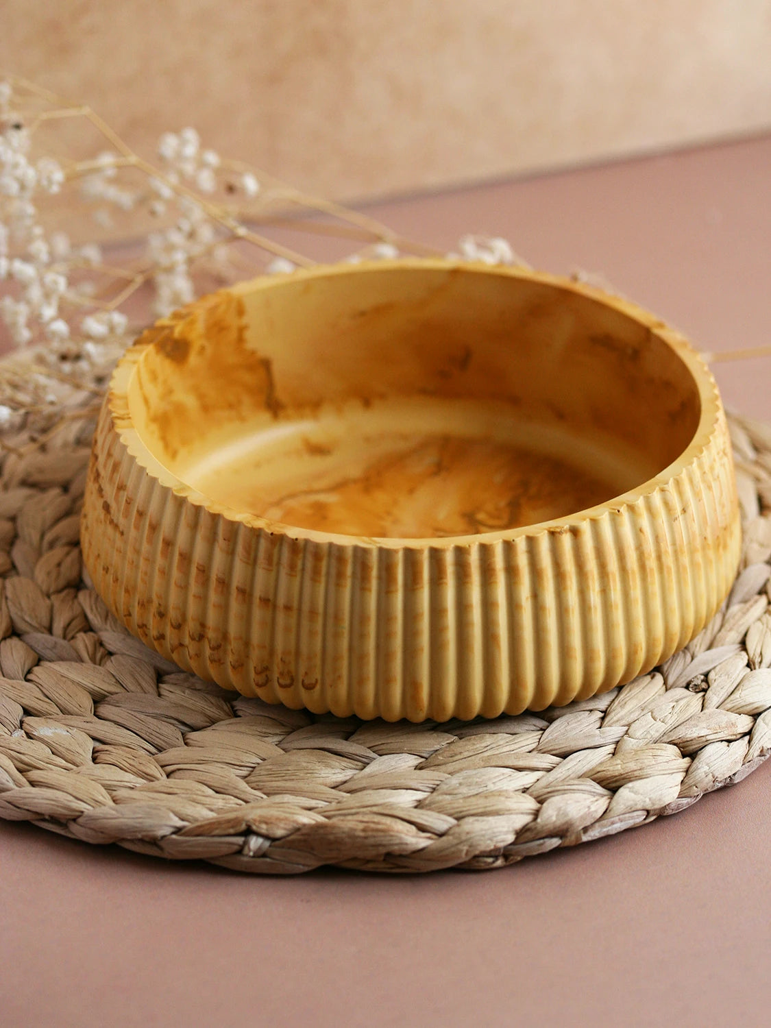 Grand bol rond décoratif Sunshine #2 – Série Phénix