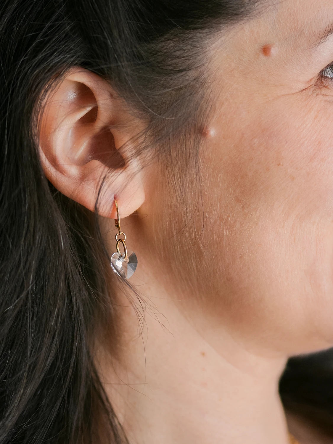 Boucles d'oreilles Amour d'or