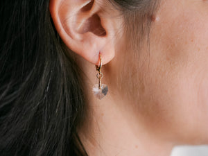 Boucles d'oreilles Amour d'or