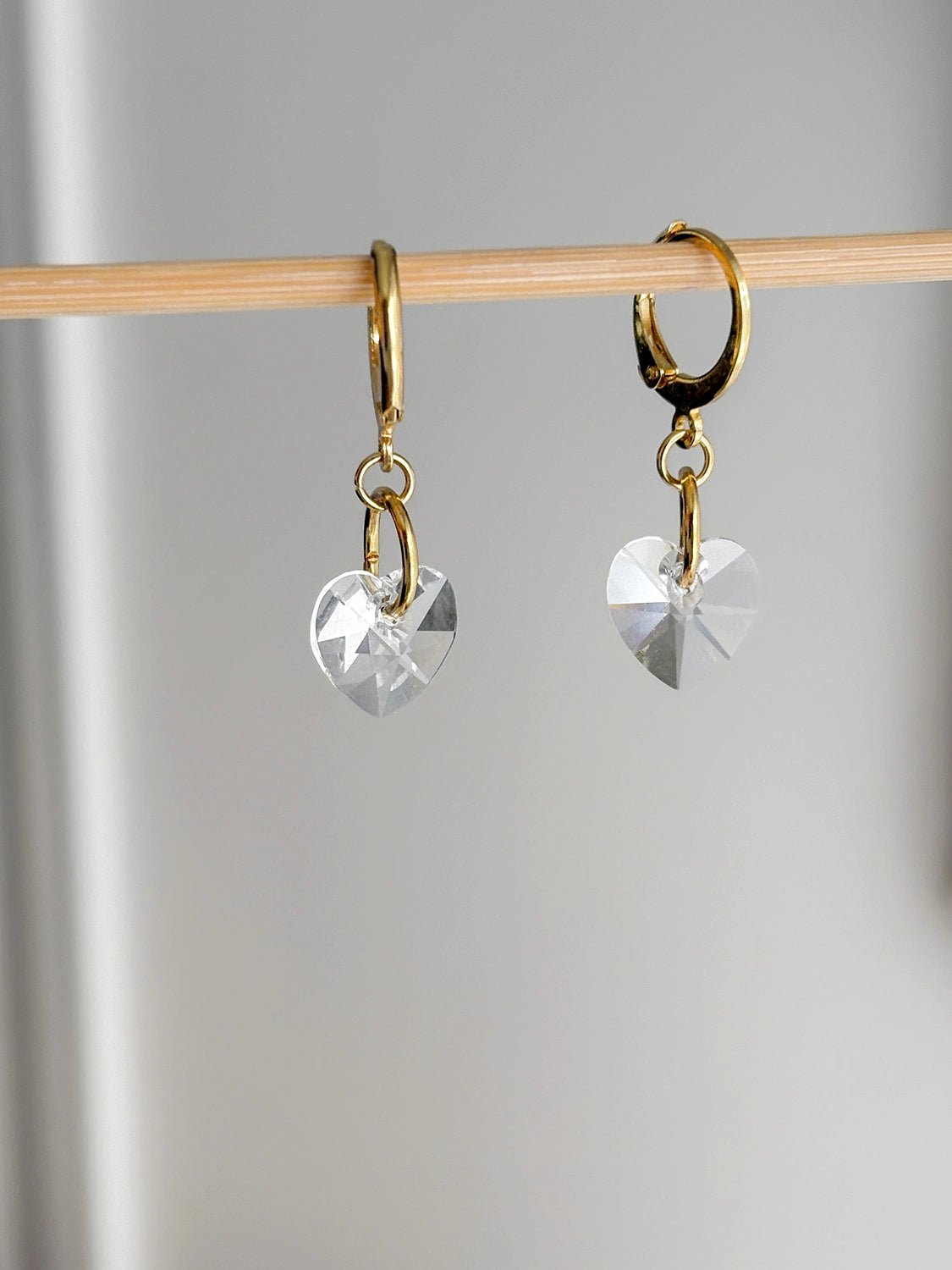 Boucles d'oreilles Amour d'or