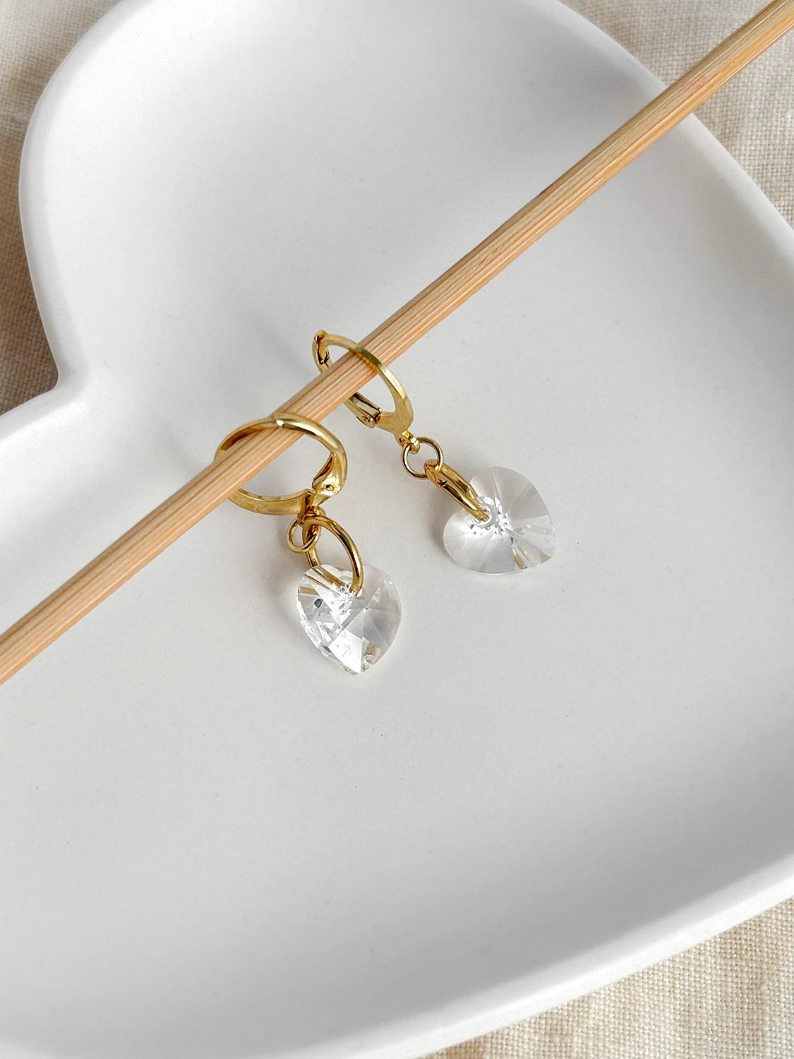 Boucles d'oreilles Amour d'or
