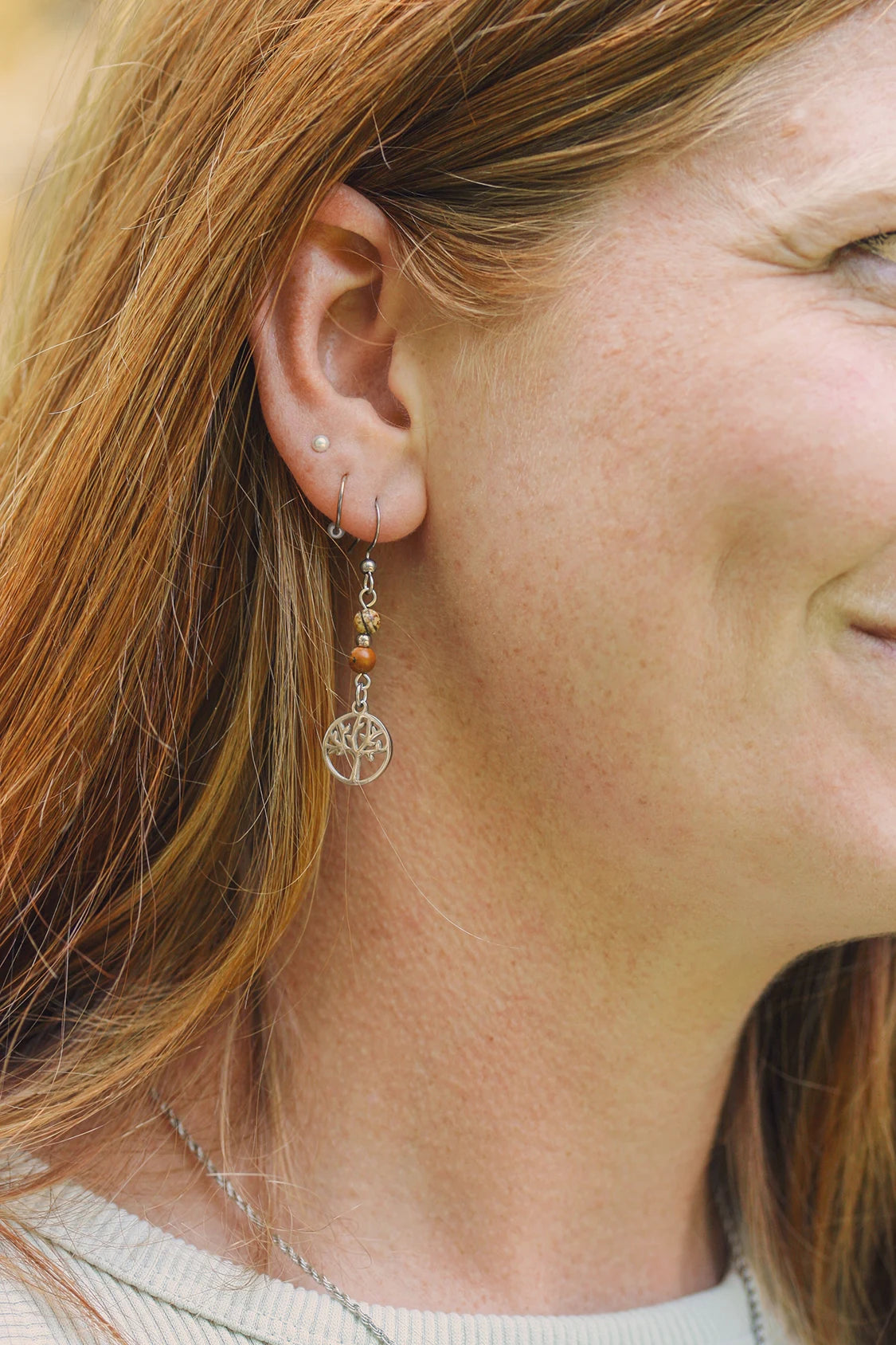 Boucles d'oreilles Bourgeons (Prévention du suicide 2025)