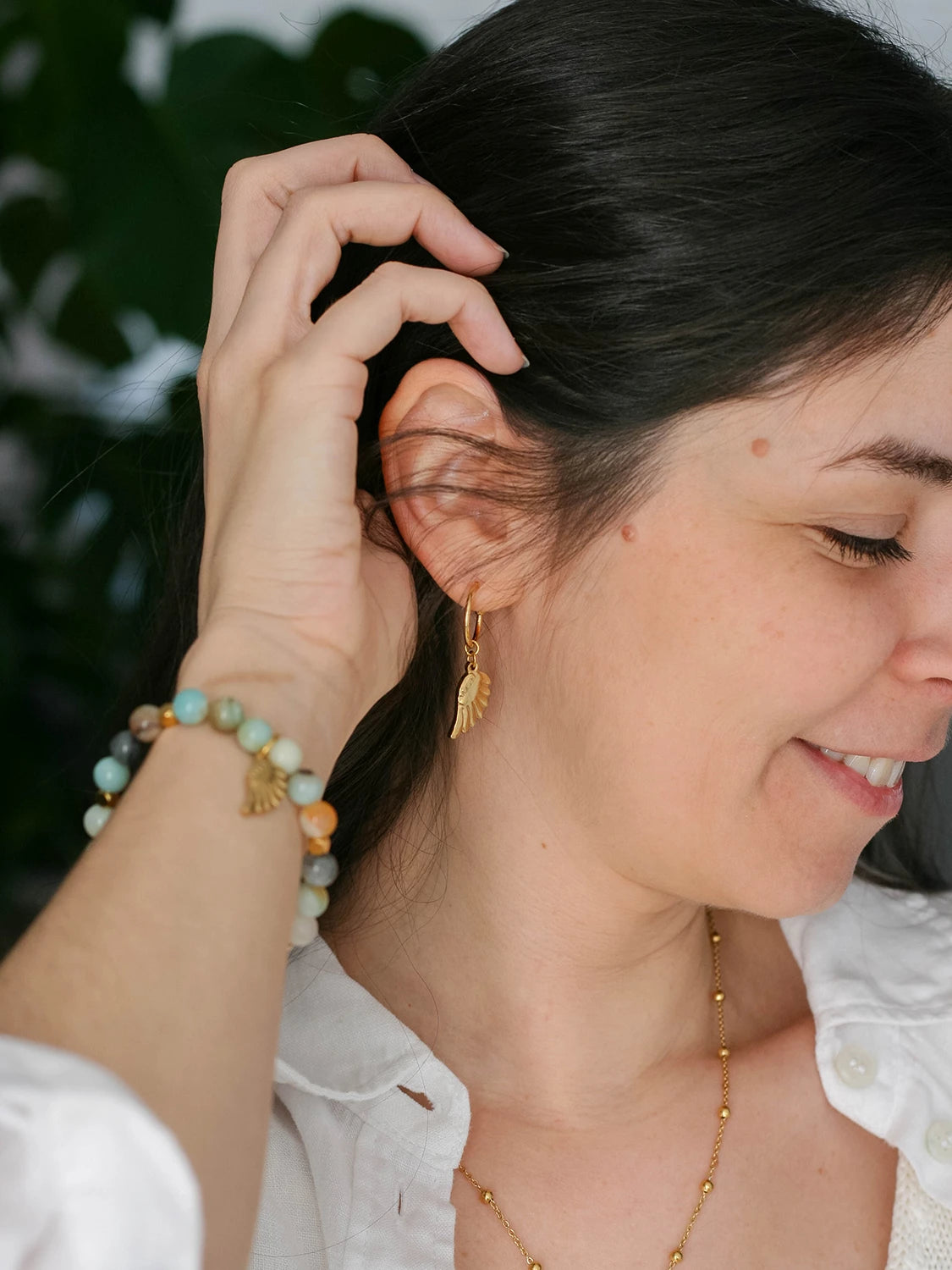 Clous d'oreilles Imagination doré