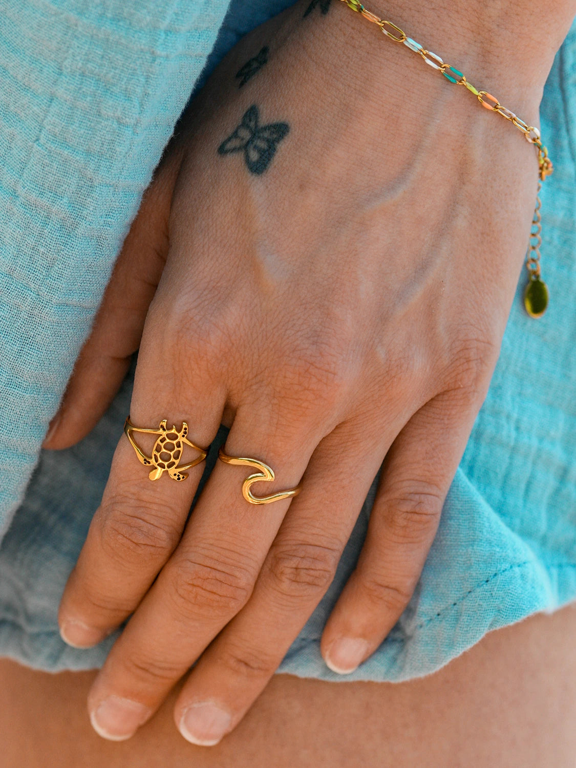 Bague Fira doré