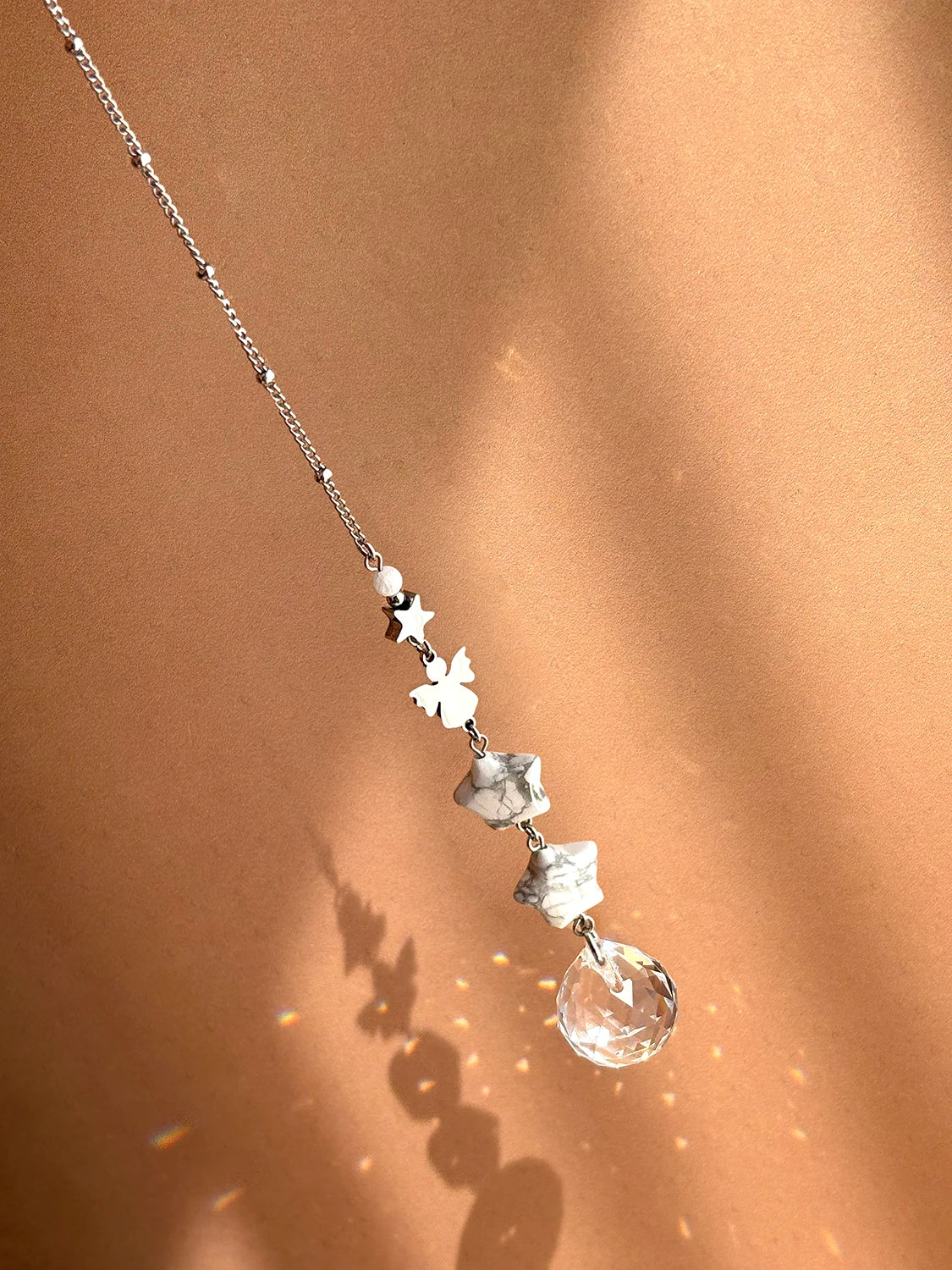 Capteur de soleil Ange gardien argent
