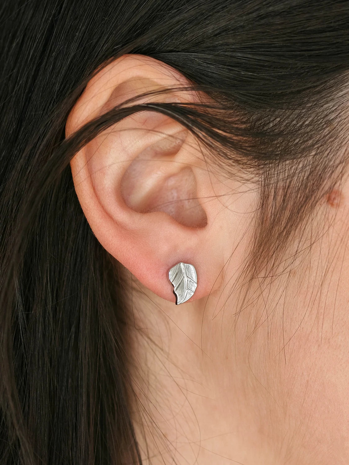 Clous d'oreilles Sequoia argent