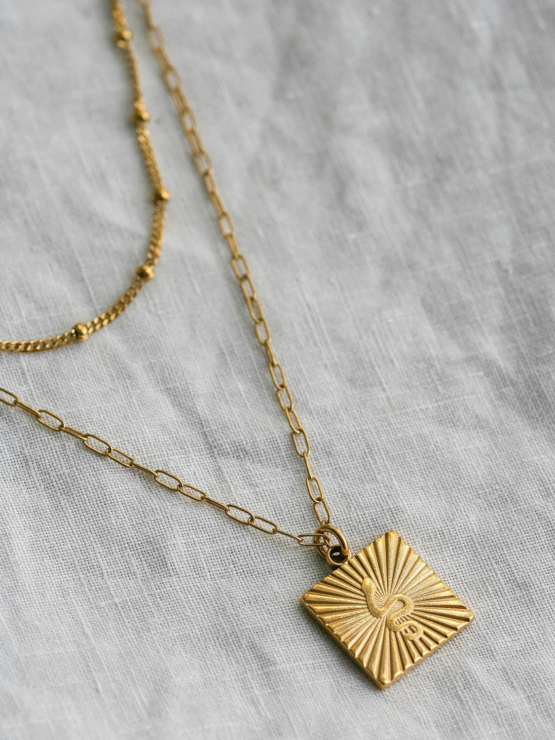 Collier Anaconda doré