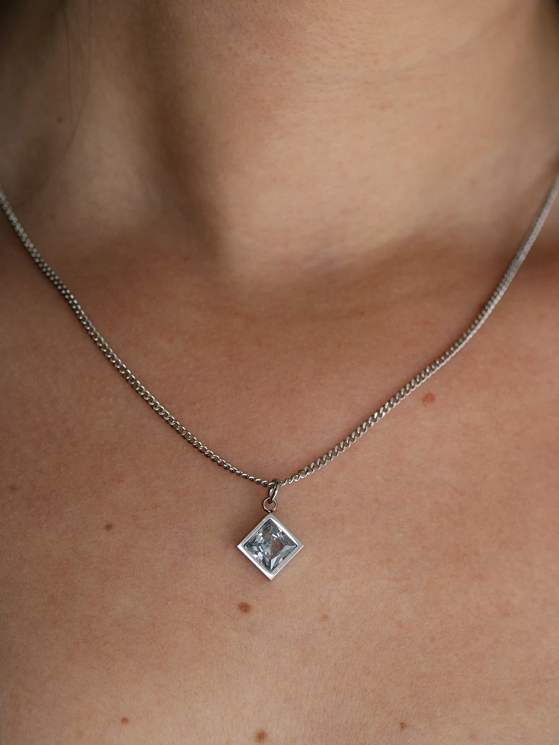 Collier Bright argent