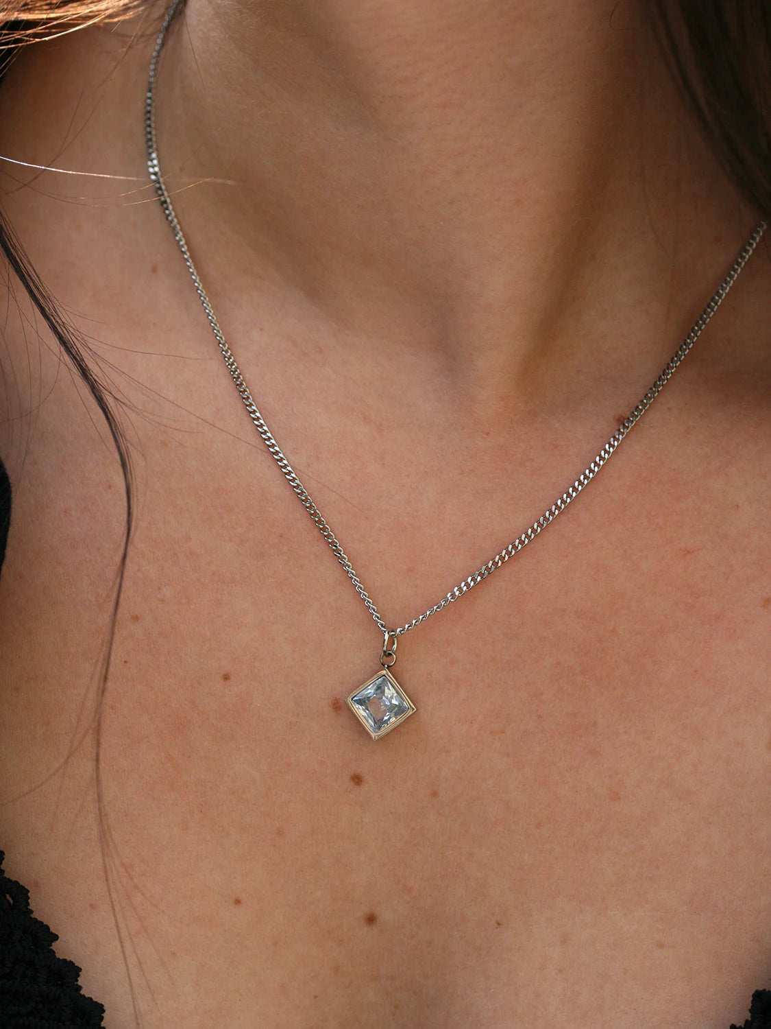 Collier Bright argent