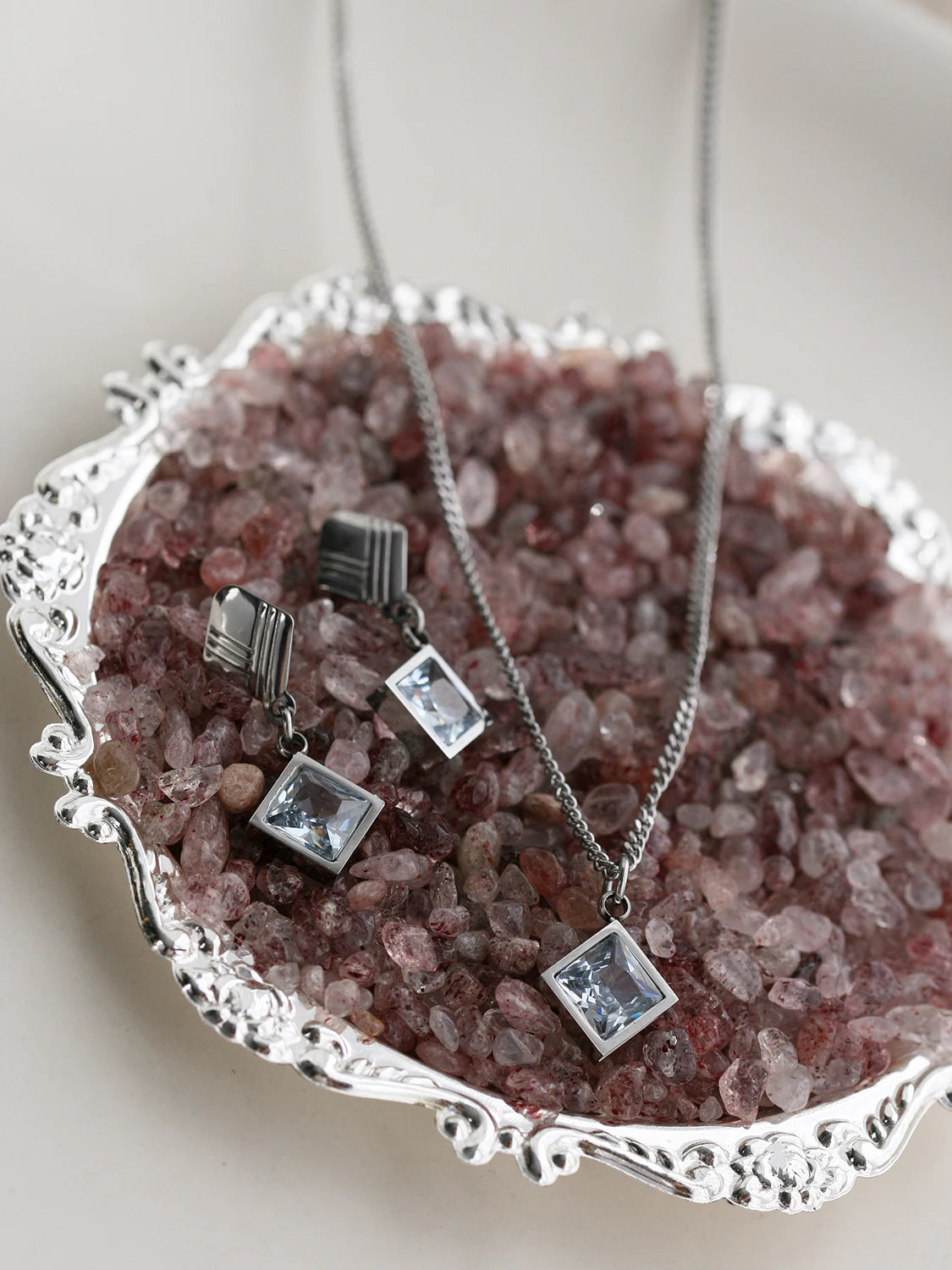 Collier Bright argent