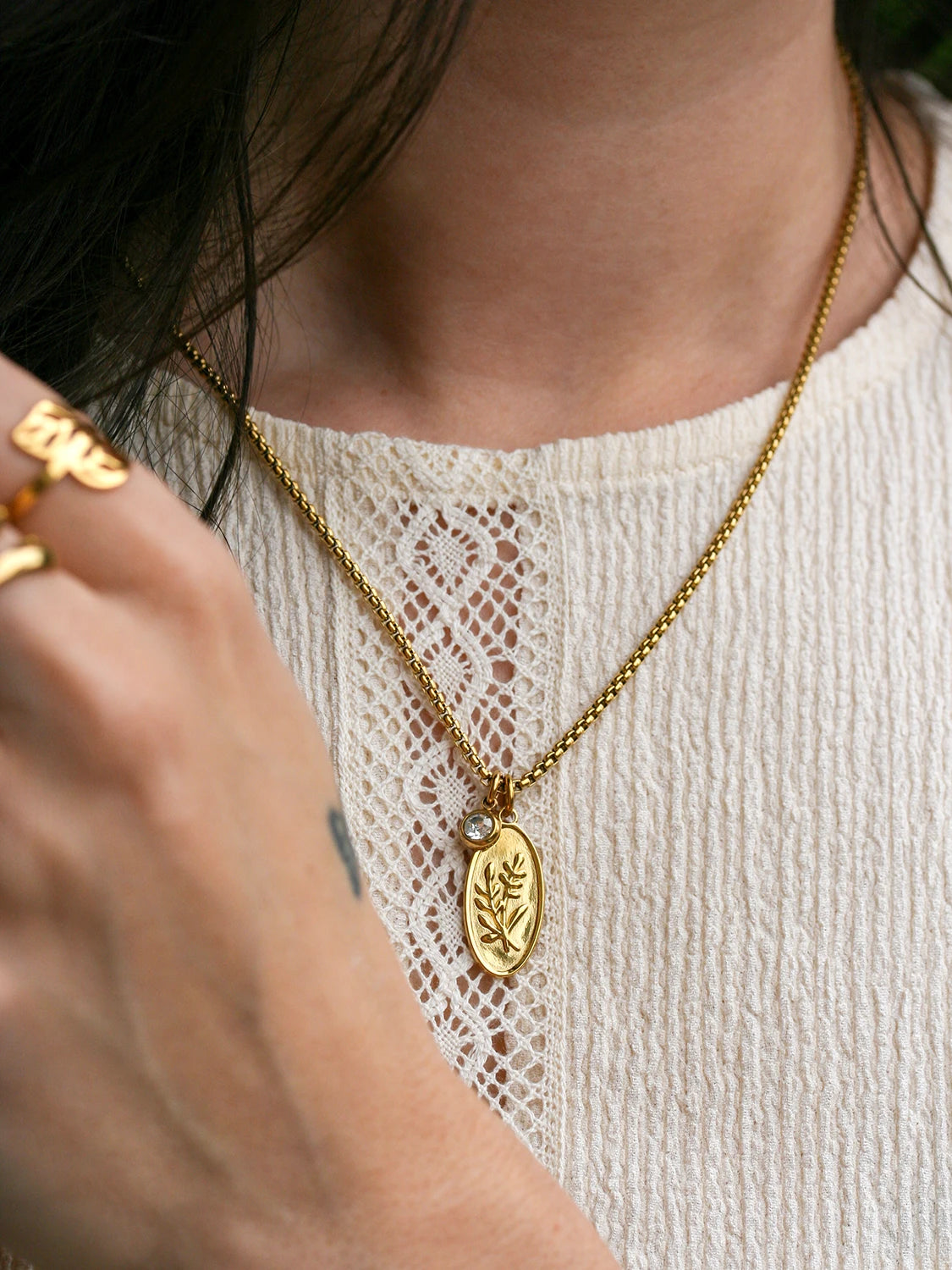 Collier Floribelle doré