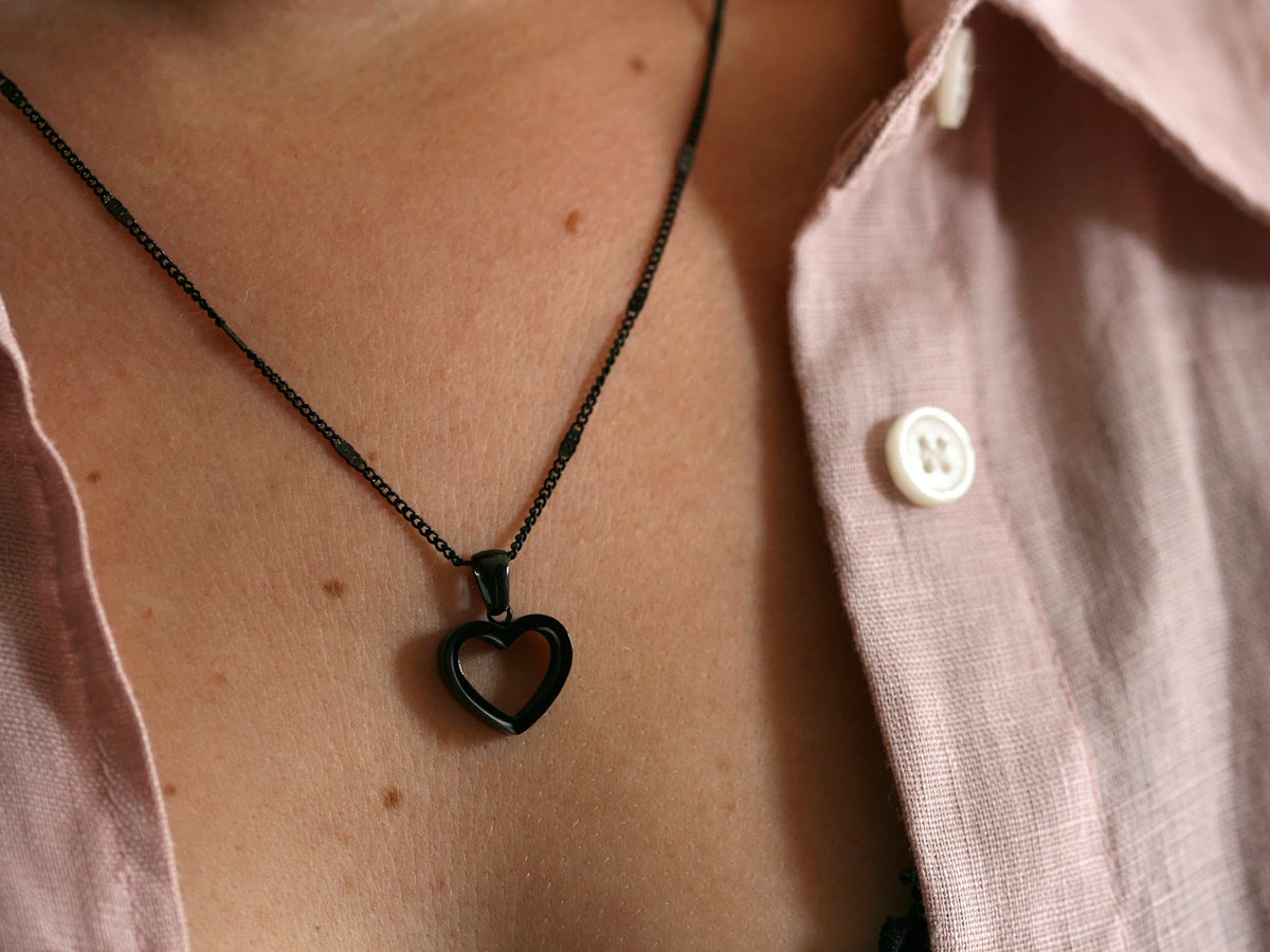 Collier Stolen Heart noir