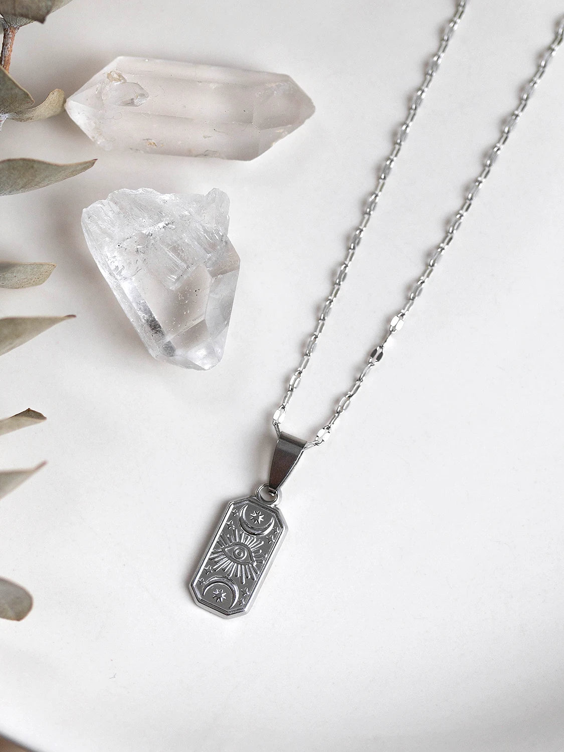 Collier Tarot argent