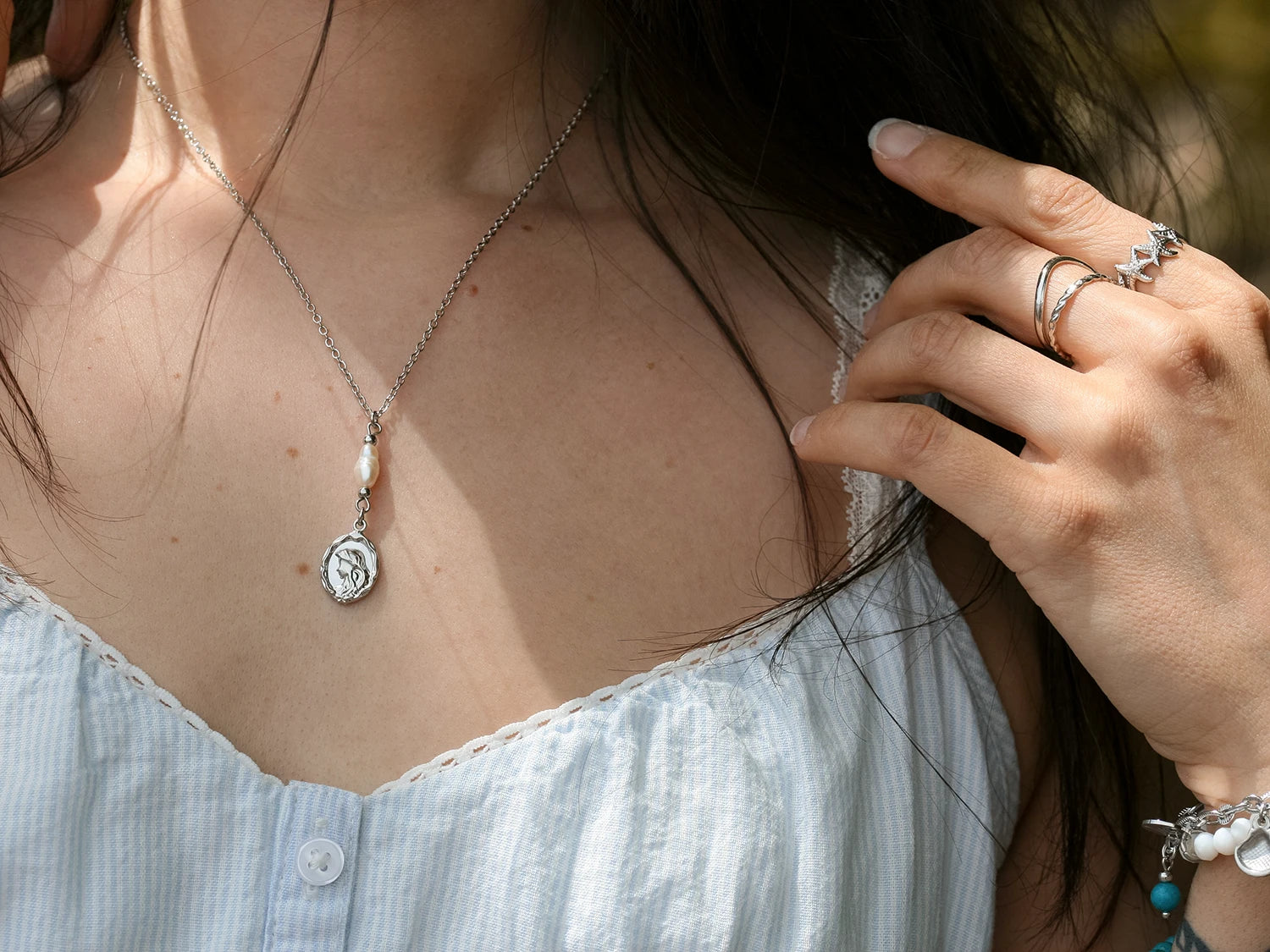 Bague Stella Maris argent