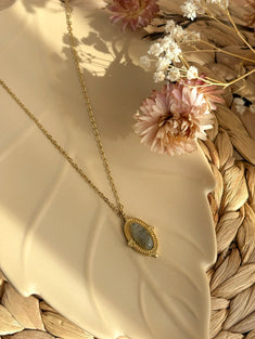 Collier Bouclier (Labradorite)