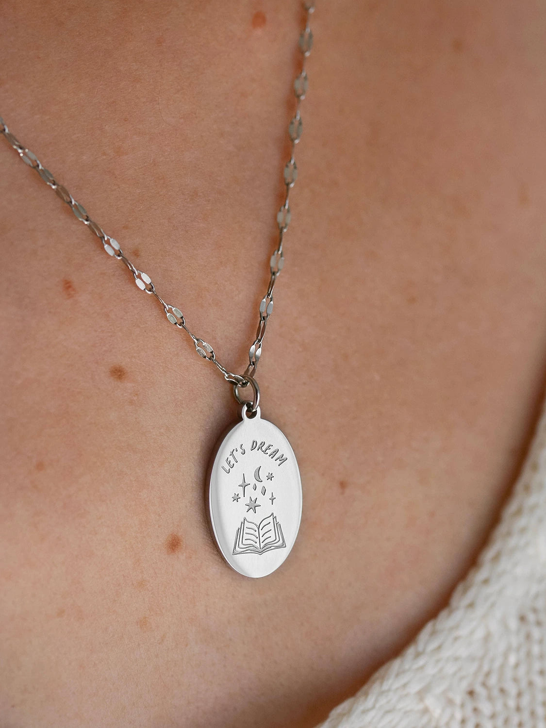 Collier Let's dream (Pour les fans de lecture 📚)