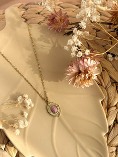 Collier Oracle (Rhodonite)