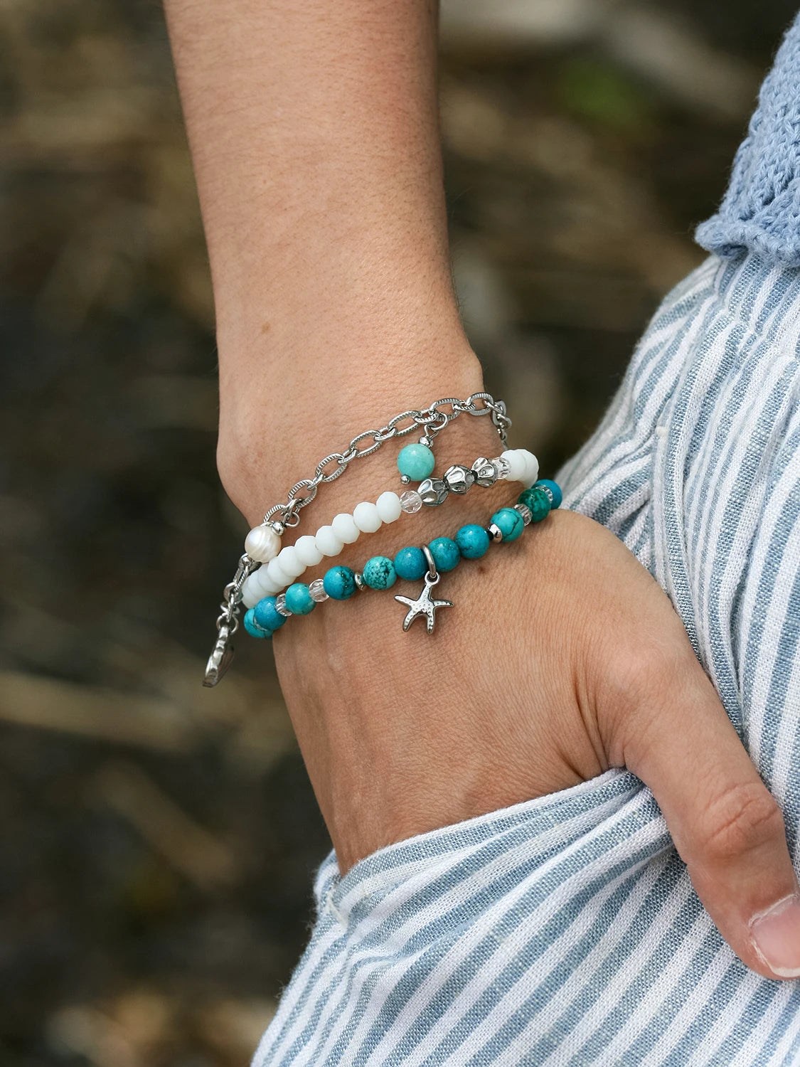 Bracelet Starfish argent