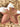Plateau à bijoux Starfish corail, blanc crème et doré