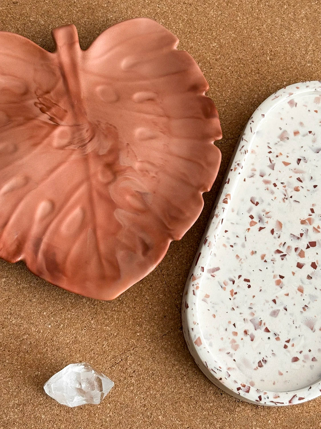 Plateau à bijoux feuille de Monstera – Série Automnale