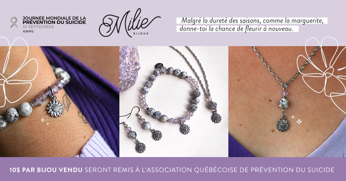 Bracelet Marguerite (Prévention du suicide 2023)