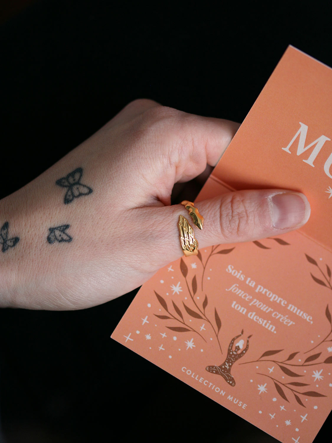Bague Destiny doré