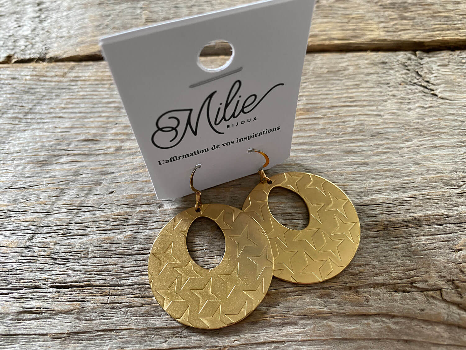 Boucles d'oreilles Dorado doré