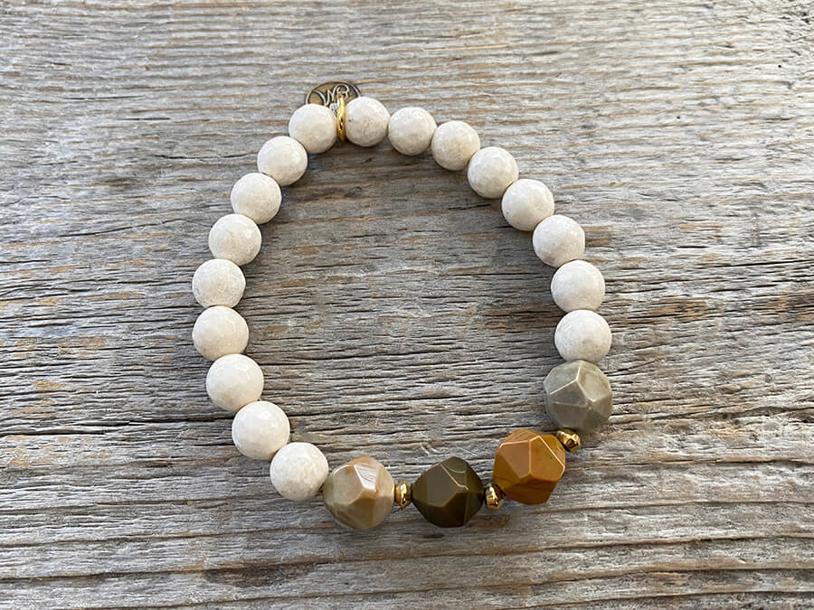 Bracelet Mushroom doré
