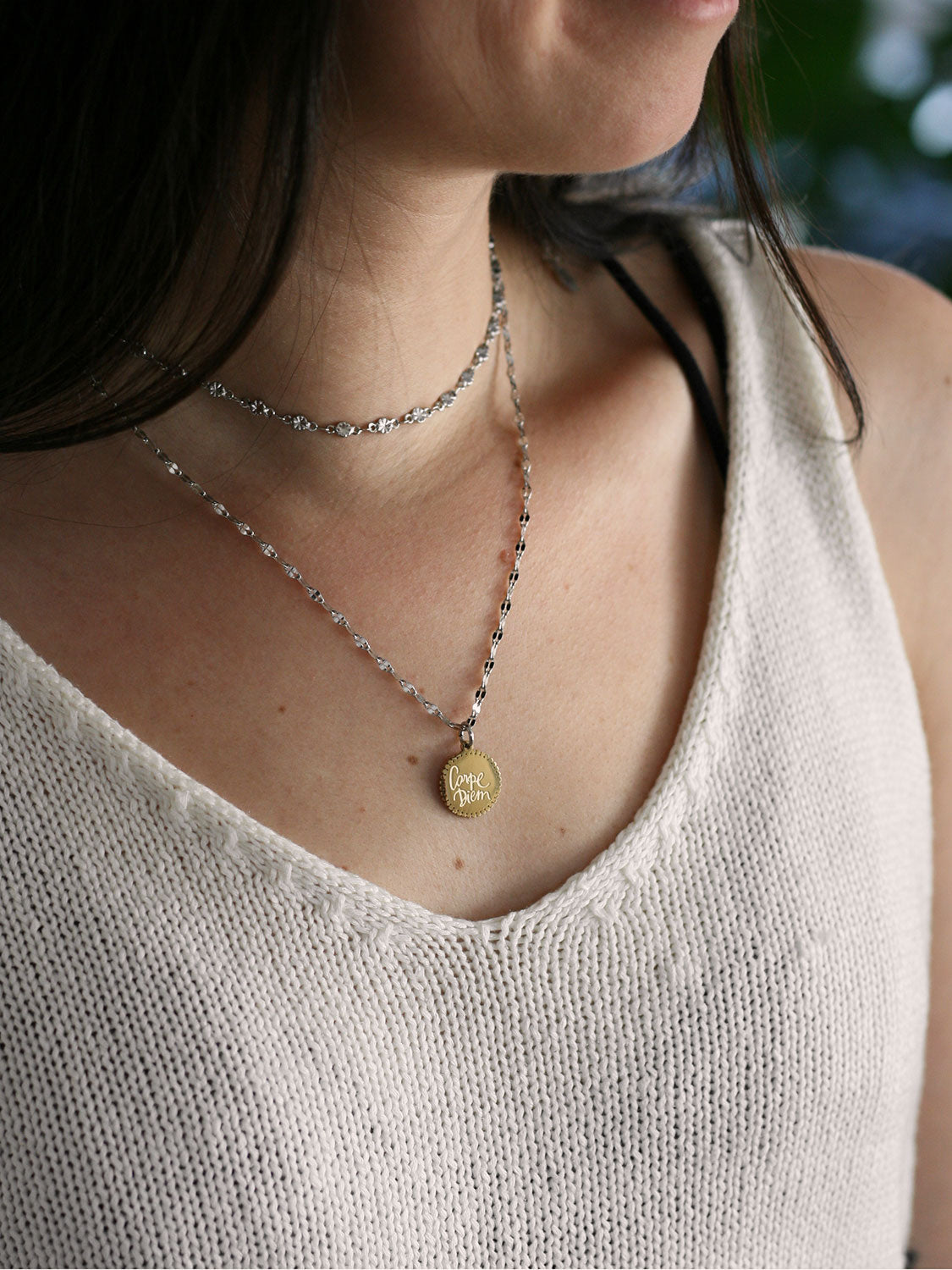 Collier choker Wonder argent