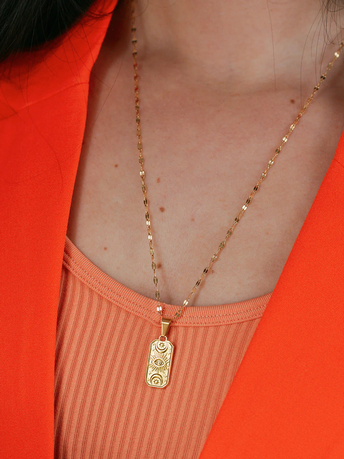 Collier Tarot doré