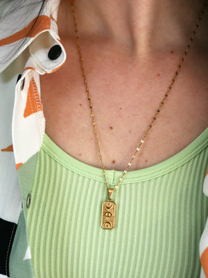 Collier Tarot doré