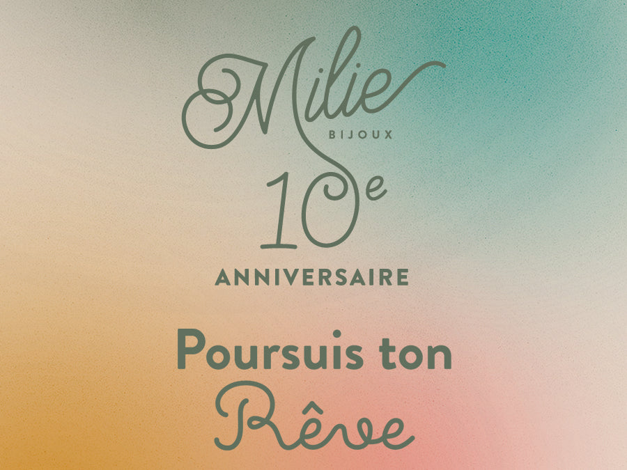 Collier Poursuis ton Rêve - 10e anniversaire